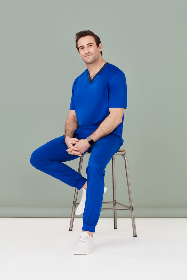 Biz Care-Mens Riley Slim Leg Jogger Scrub Pant-CSP042ML
