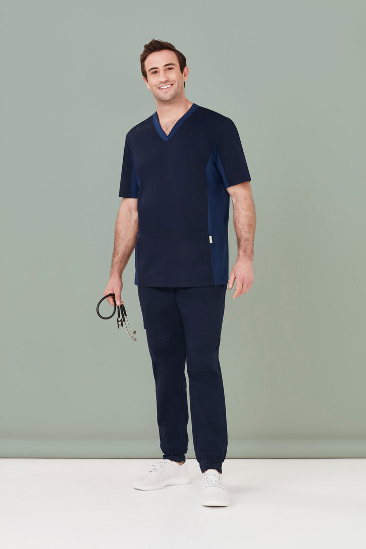 Biz Care-Mens Riley Slim Leg Jogger Scrub Pant-CSP042ML