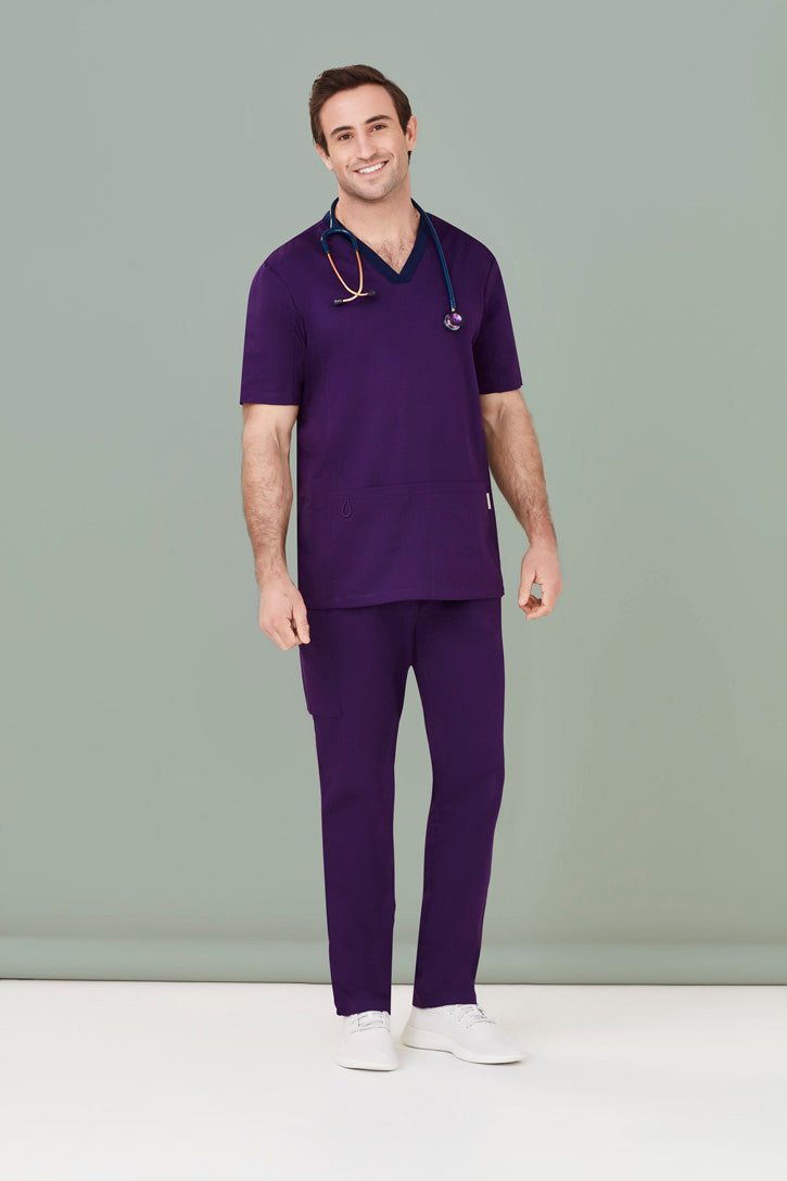 Biz Care-Mens Riley Straight Scrub Pant-CSP047ML