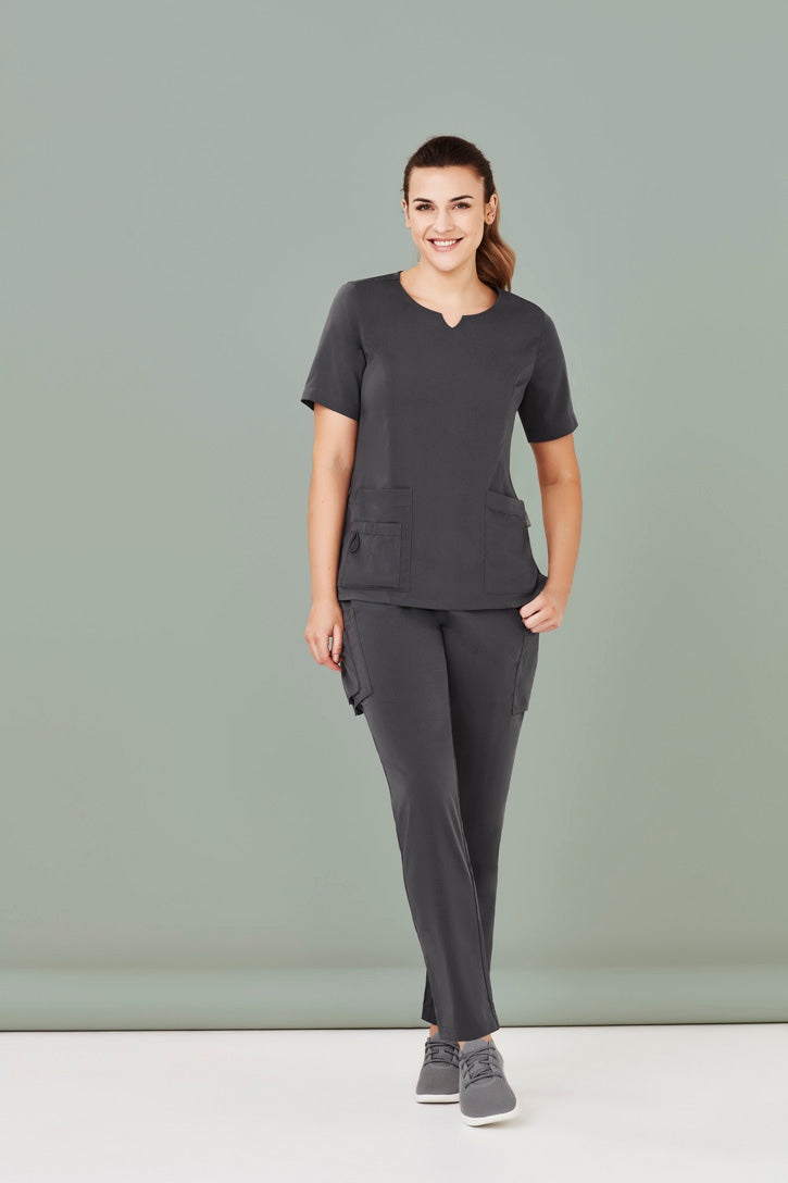 Biz Care Womens Multi-Pocket Slim Leg Pant CSP943LL