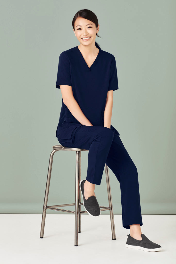 Biz Care Womens Multi-Pocket Slim Leg Pant CSP943LL