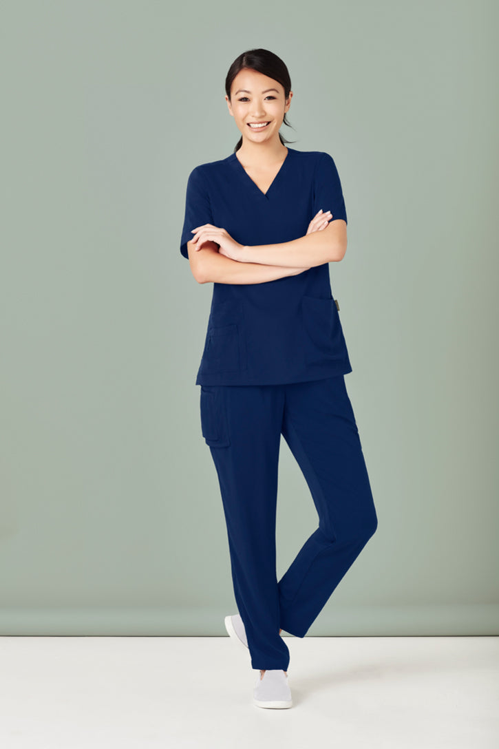 Biz Care Womens Multi-Pocket Slim Leg Pant CSP943LL - Star Uniforms Australia