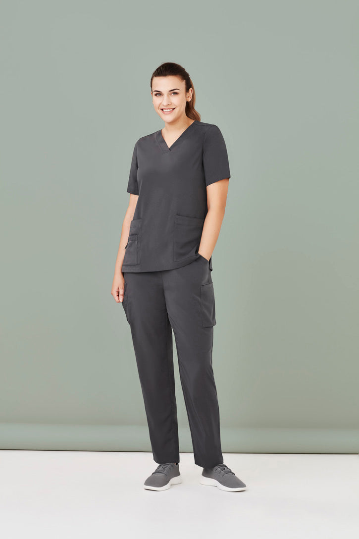 Biz Care Womens Easy Fit V-Neck Scrub Top CST941LS
