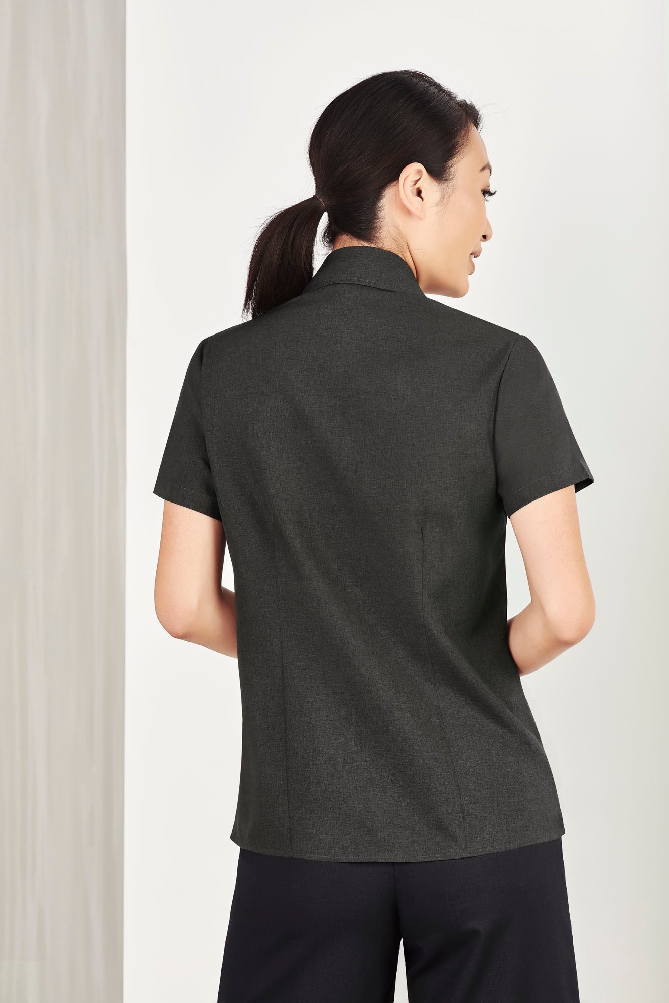 Biz Care Ladies Plain Oasis Short Sleeve Shirt LB3601 - Star Uniforms Australia
