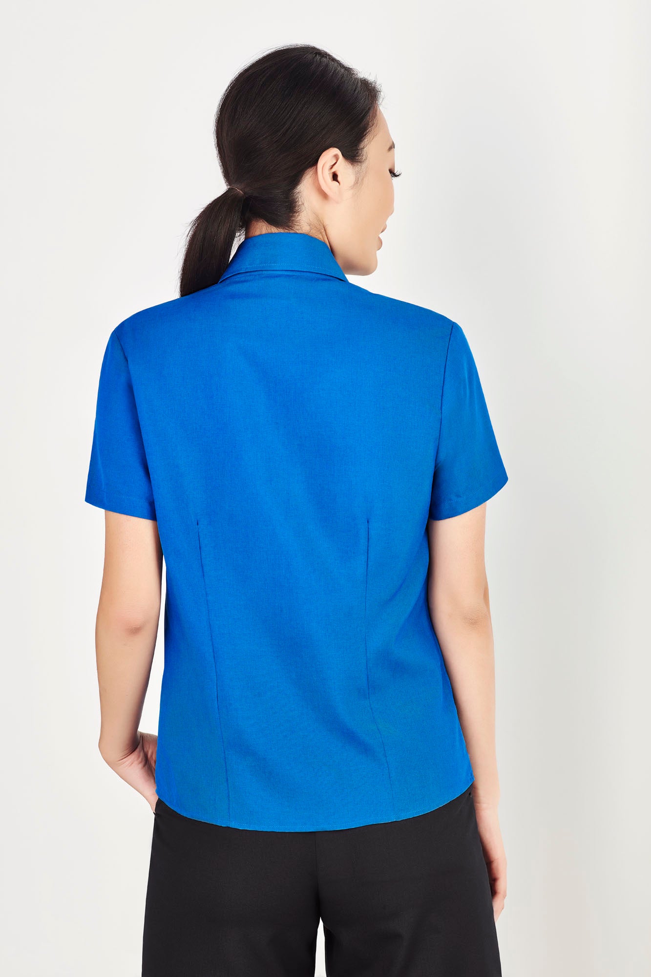 Biz Care Ladies Plain Oasis Short Sleeve Shirt LB3601 - Star Uniforms Australia