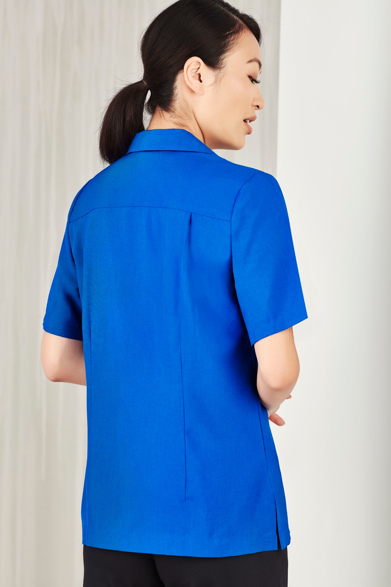 Biz Care Ladies Plain Oasis Overblouse S265LS - Star Uniforms Australia