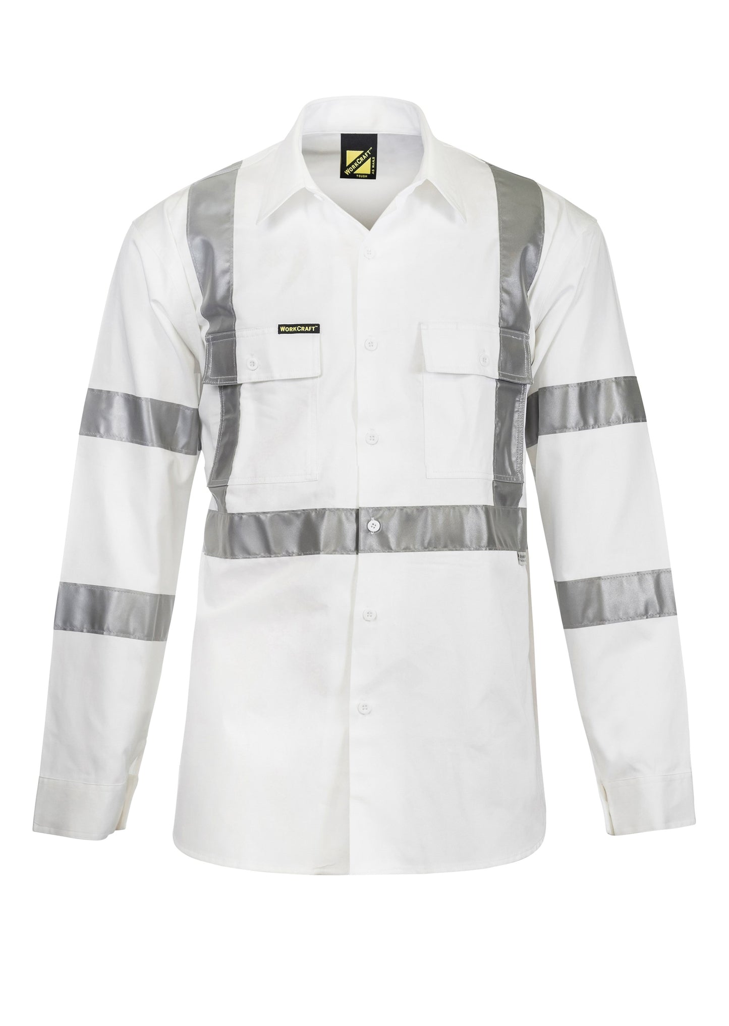 Workcraft-Hi Vis X-Pattern Shirt-L/S - WS3222