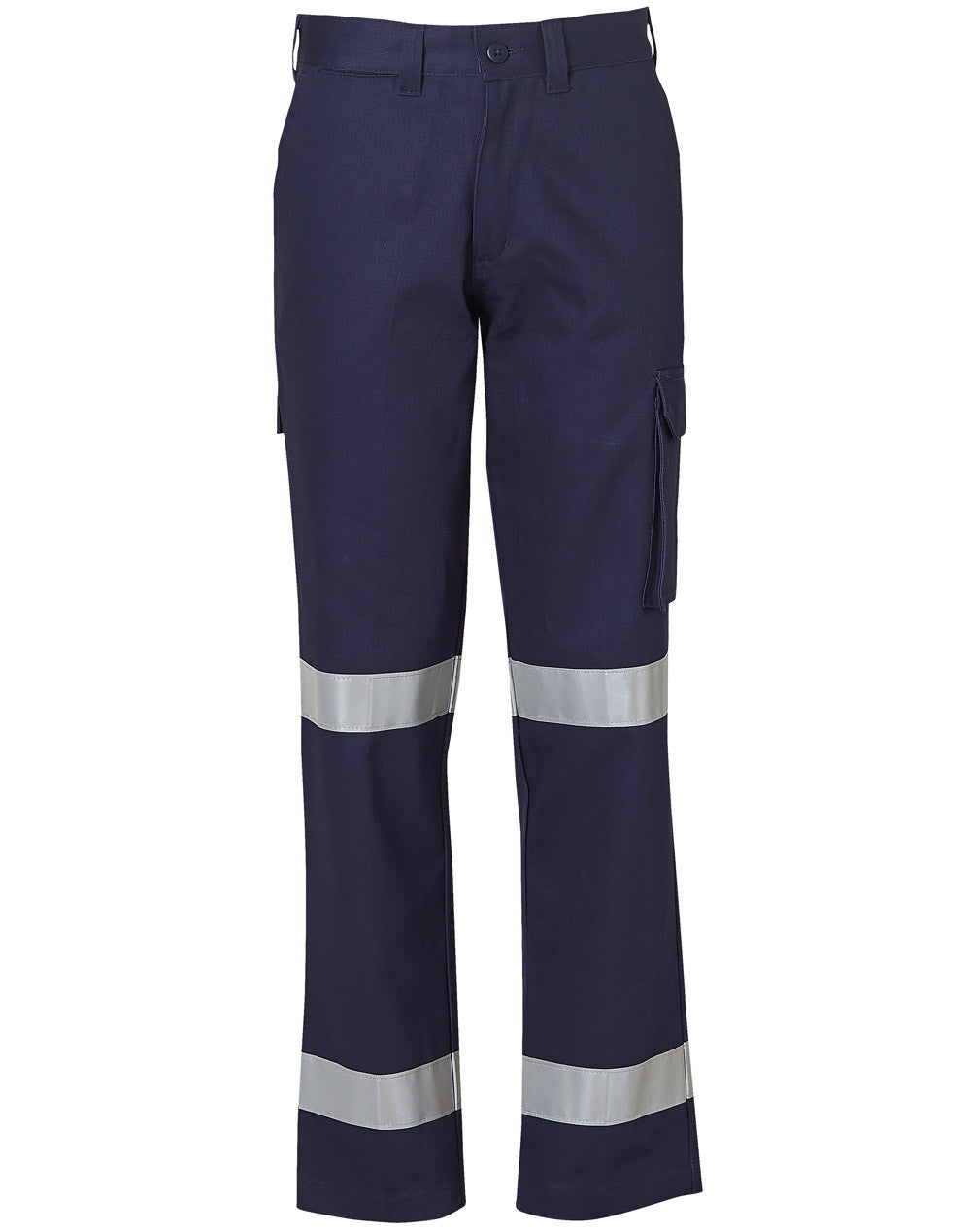 Winning Spirit-Ladies Hi Vis Cotton Drill Pants-WP15HV