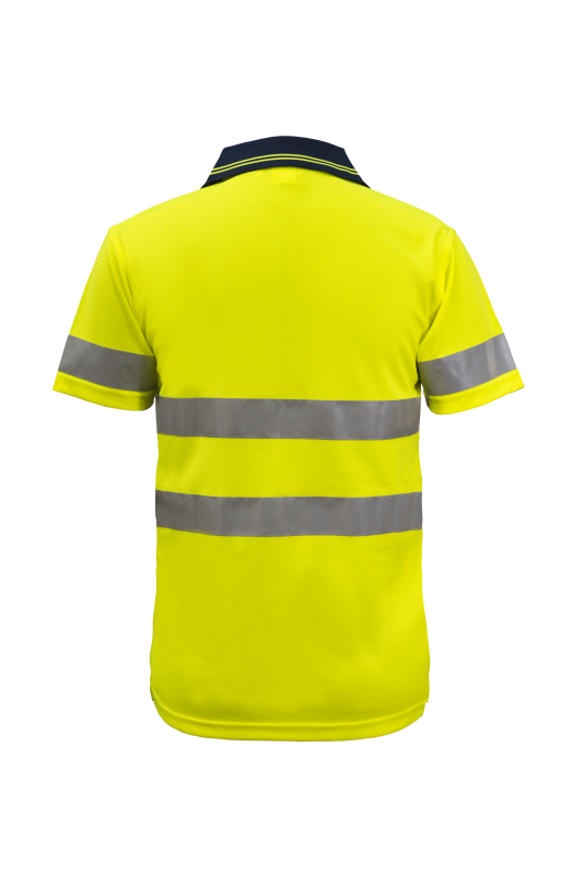 WORKCRAFT WSP410 Hi Vis Two Tone SS Polo & Tape - Star Uniforms Australia
