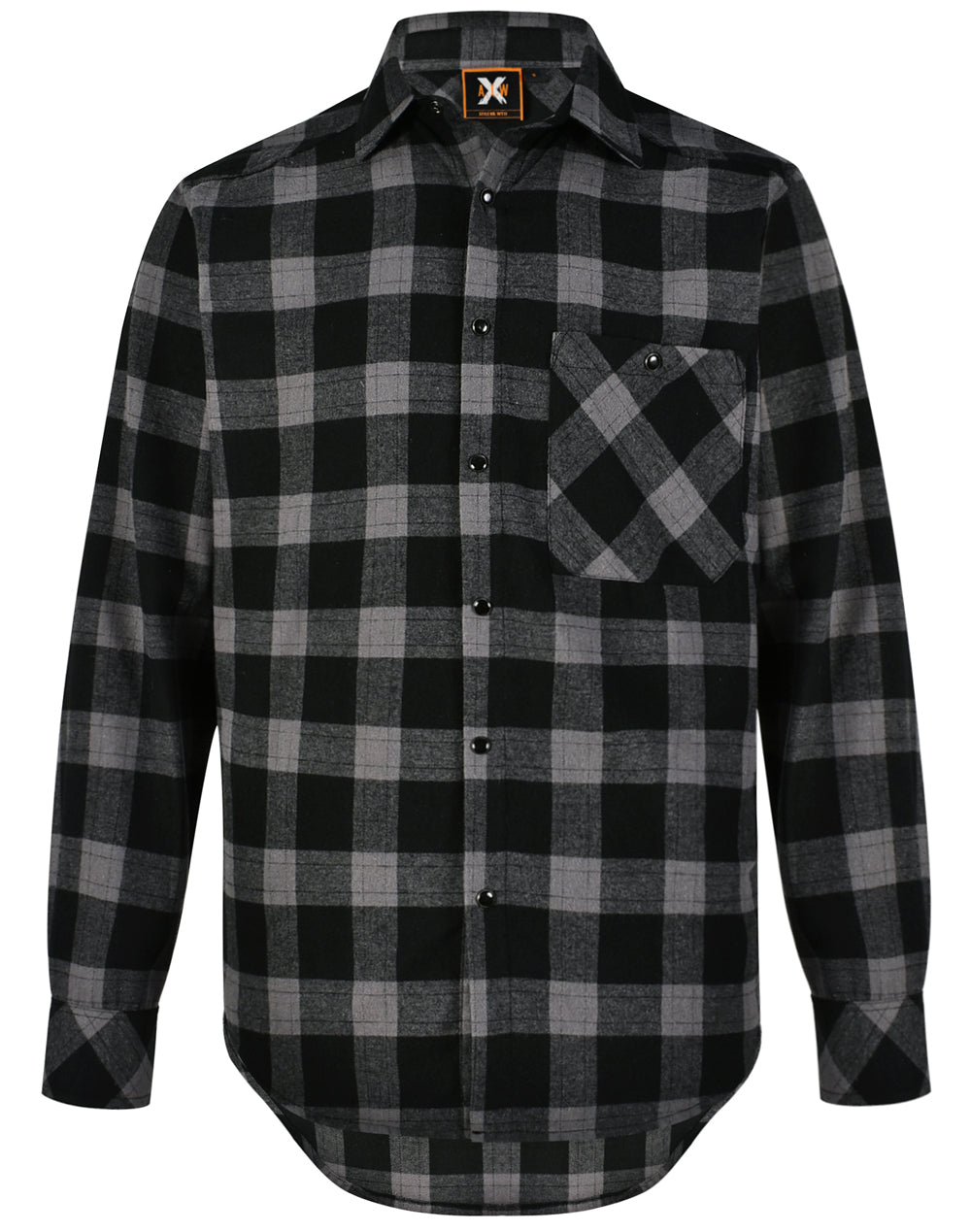 Winning Spirit-WT11 Unisex Classic Flannel Plaid LS Shirt