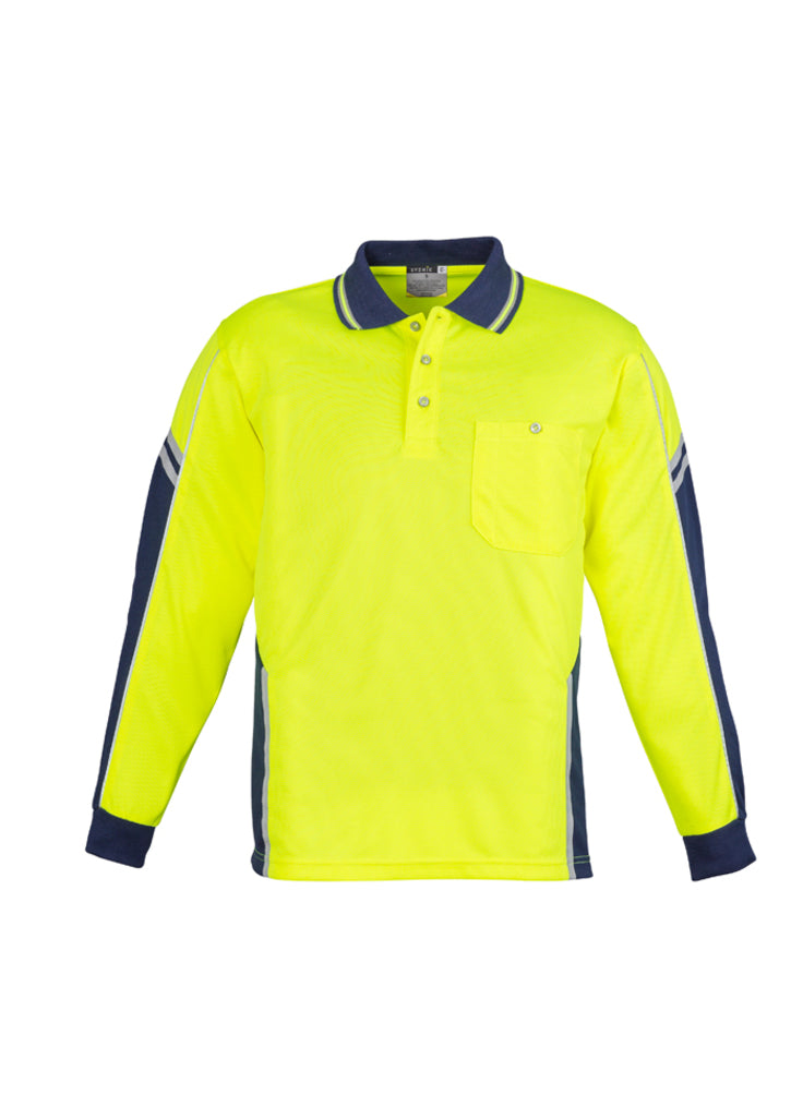 Syzmik-Day Only Squad Polo Long Sleeve-ZH238