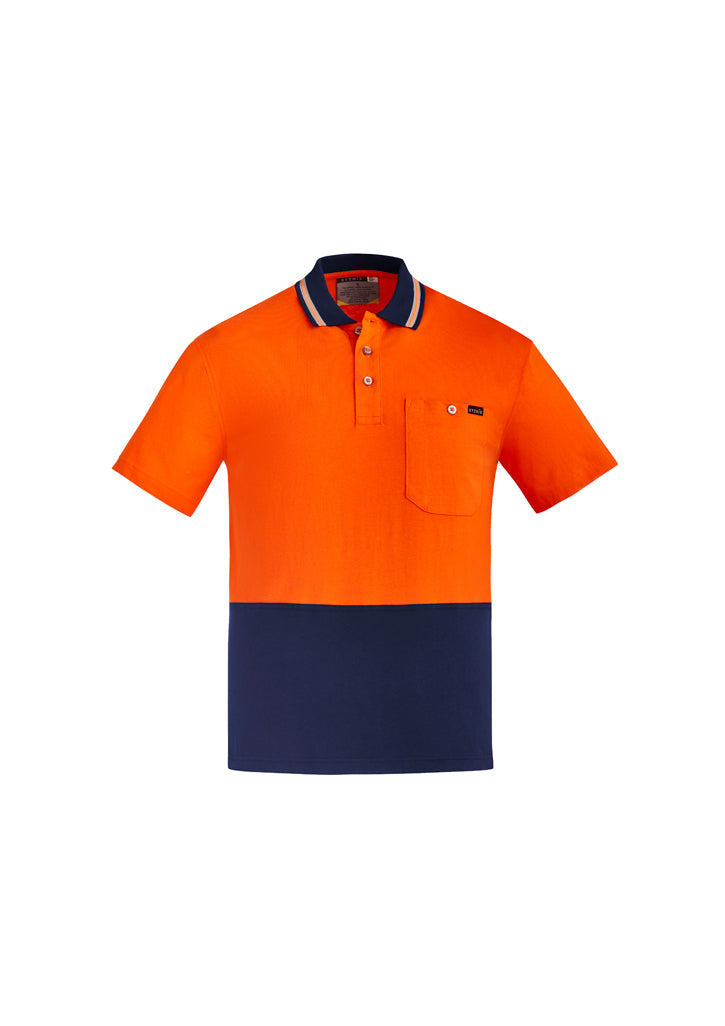 Syzmik Mens Hi Vis Cotton S/S Polo Zh435 - Star Uniforms Australia