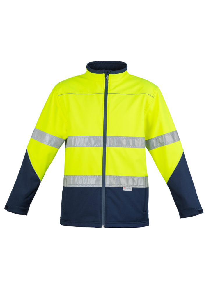 Syzmik UNISEX HI VIS SOFT SHELL JACKET ZJ353 - Star Uniforms Australia