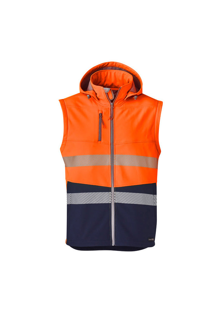 Syzmik UNISEX 2 IN 1 STRETCH SOFTSHELL TAPED JACKET ZJ453 - Star Uniforms Australia
