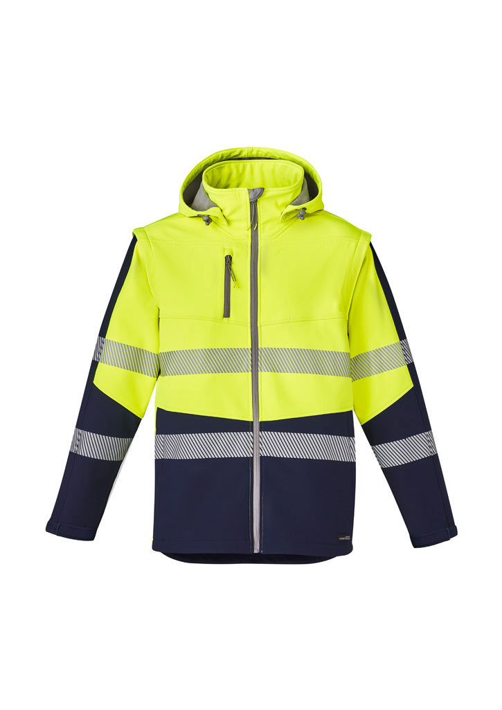 Syzmik UNISEX 2 IN 1 STRETCH SOFTSHELL TAPED JACKET ZJ453 - Star Uniforms Australia
