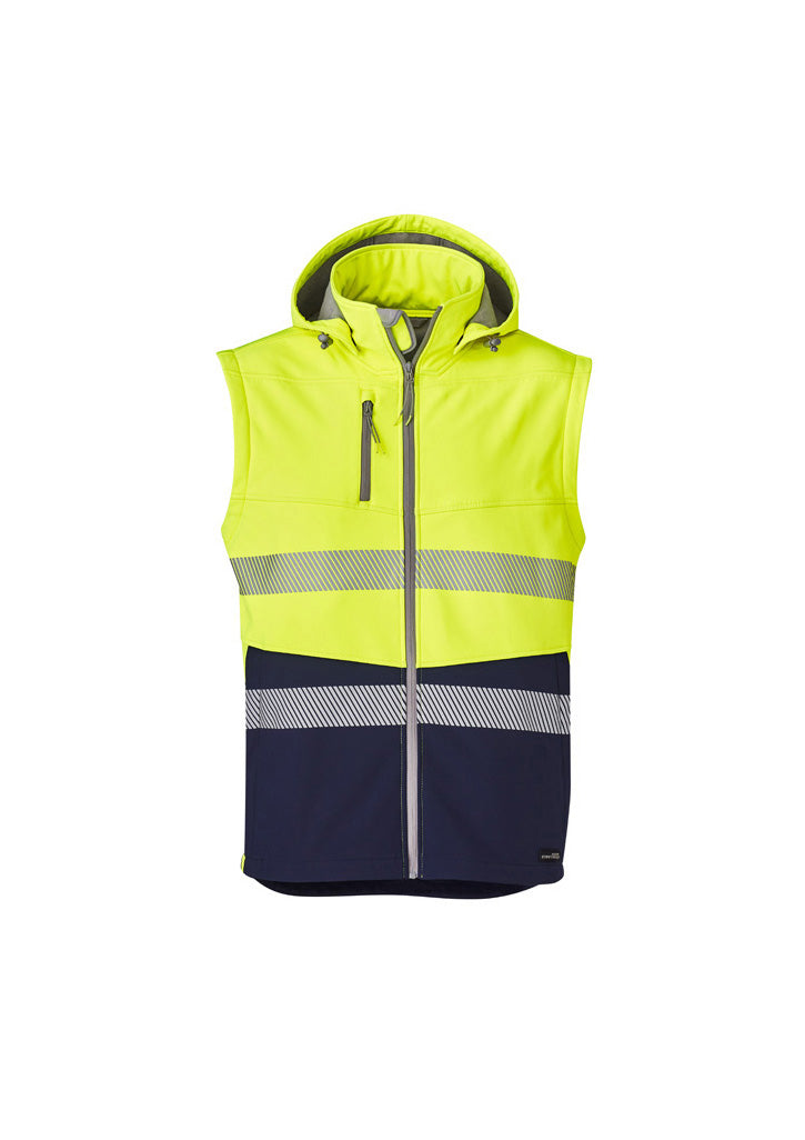 Syzmik UNISEX 2 IN 1 STRETCH SOFTSHELL TAPED JACKET ZJ453 - Star Uniforms Australia