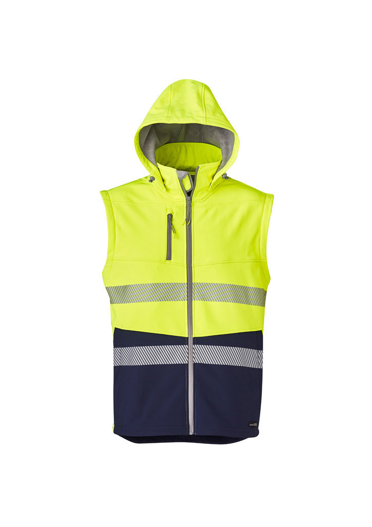 Syzmik UNISEX 2 IN 1 STRETCH SOFTSHELL TAPED JACKET ZJ453 - Star Uniforms Australia