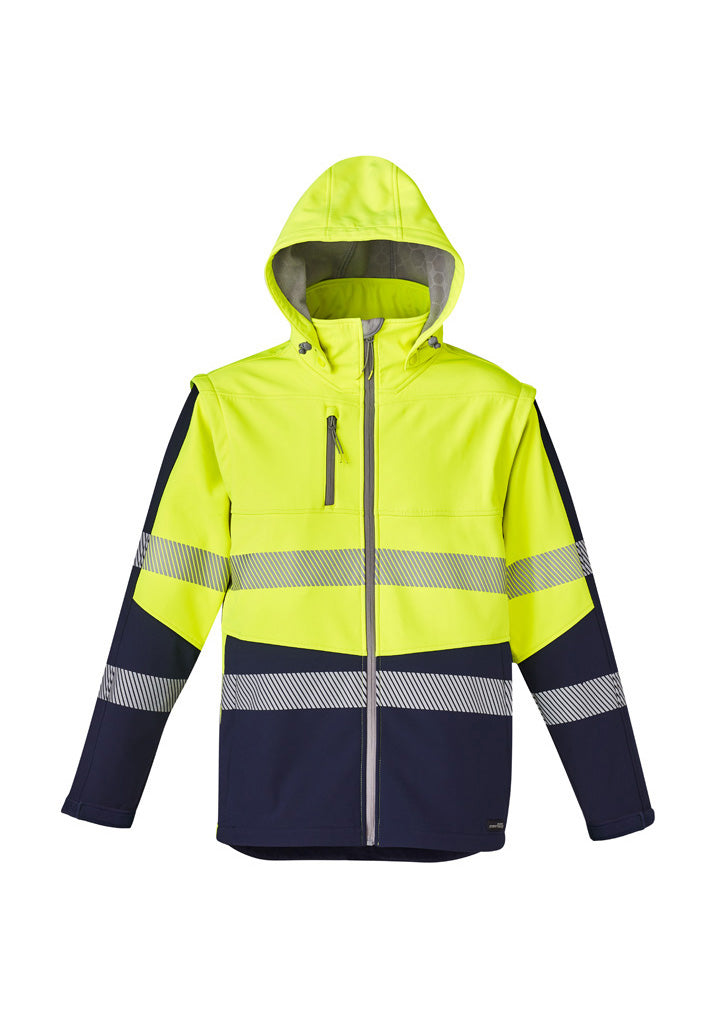 Syzmik UNISEX 2 IN 1 STRETCH SOFTSHELL TAPED JACKET ZJ453 - Star Uniforms Australia