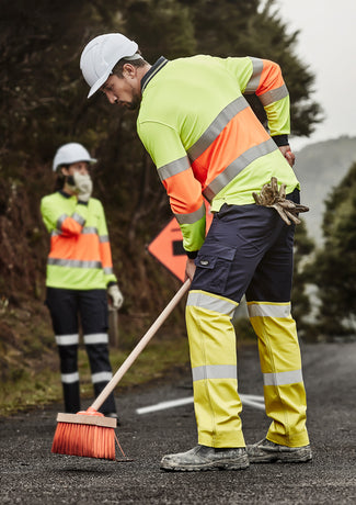 Syzmik Mens Bio Motion Hi Vis Taped Pant Zp980 - Star Uniforms Australia
