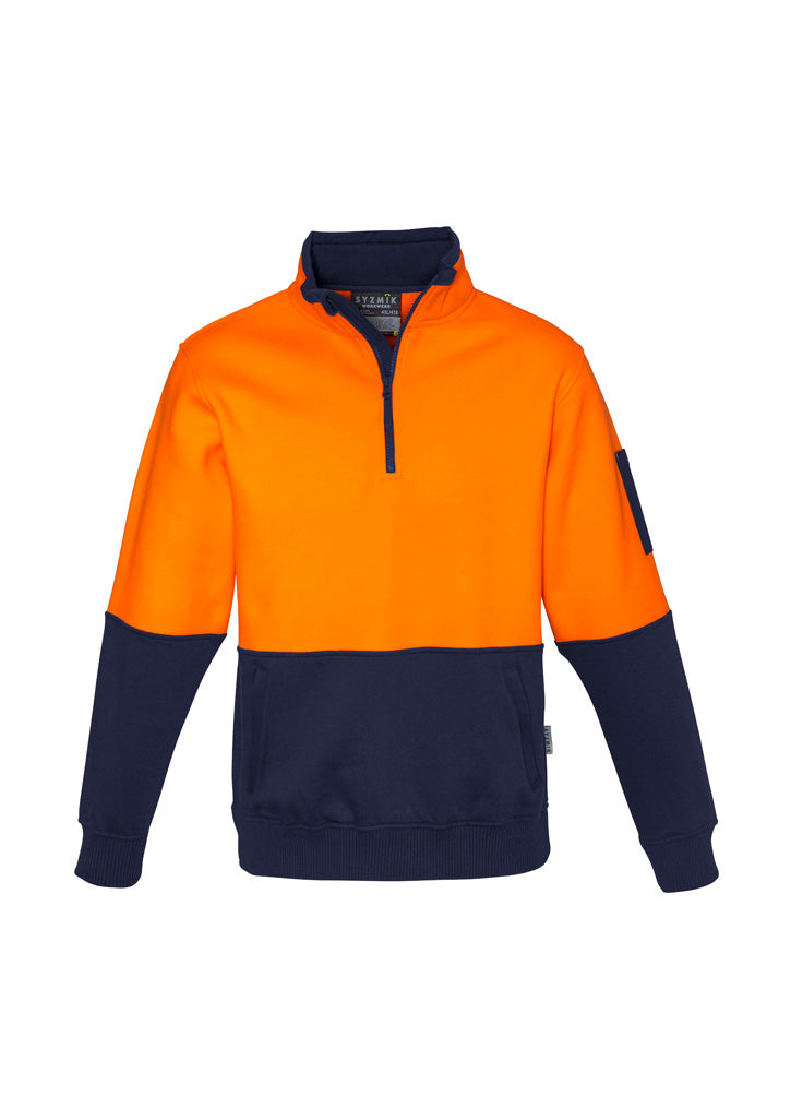 Syzmik UNISEX HI VIS HALF ZIP PULLOVER ZT476 - Star Uniforms Australia