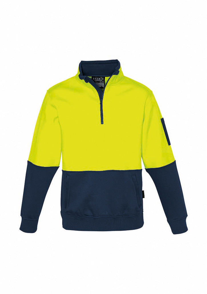 Syzmik UNISEX HI VIS HALF ZIP PULLOVER ZT476 - Star Uniforms Australia