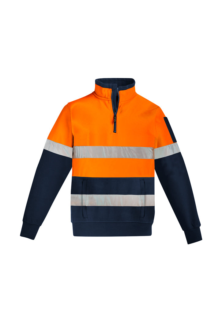 Syzmik Mens Hi Vis 1/4 Zip Pullover - Hoop Taped Zt566 - Star Uniforms Australia