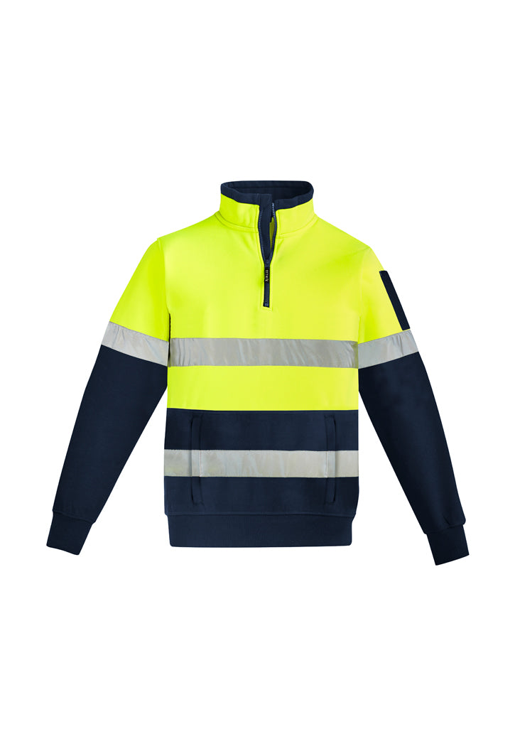 Syzmik Mens Hi Vis 1/4 Zip Pullover - Hoop Taped Zt566 - Star Uniforms Australia