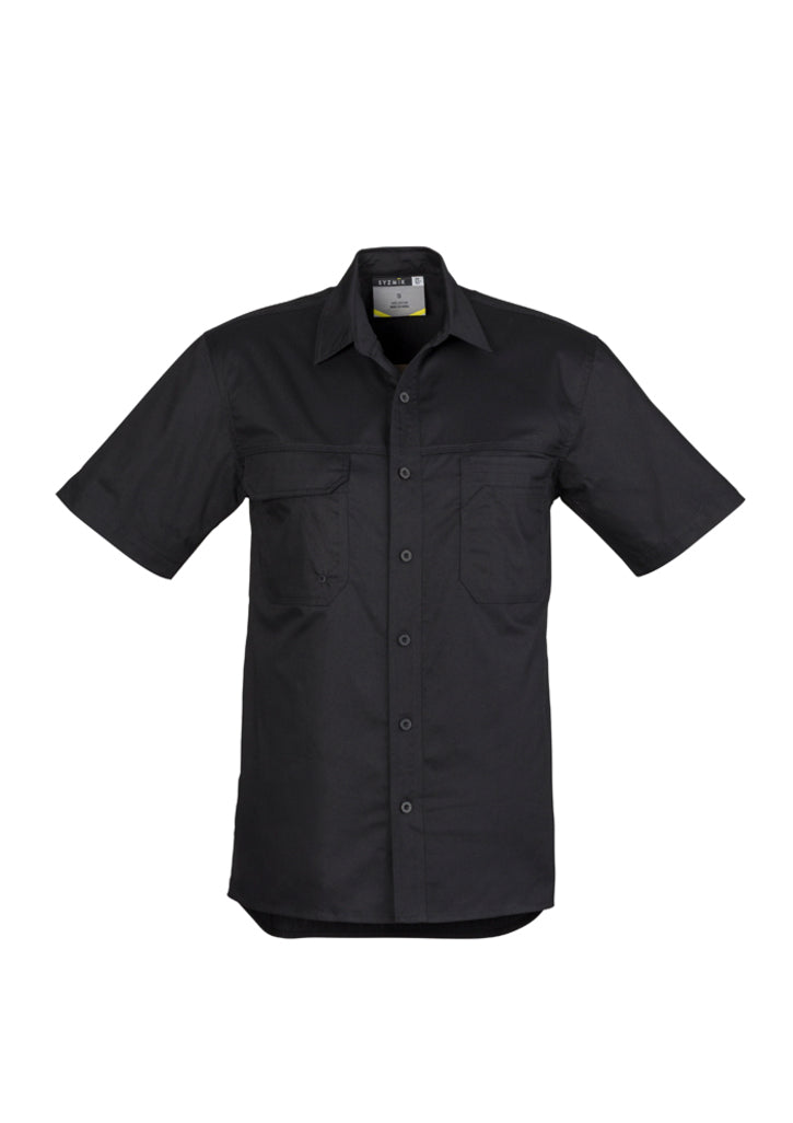 Syzmik Mens Light Weight Tradie S/S Shirt Zw120 - Star Uniforms Australia
