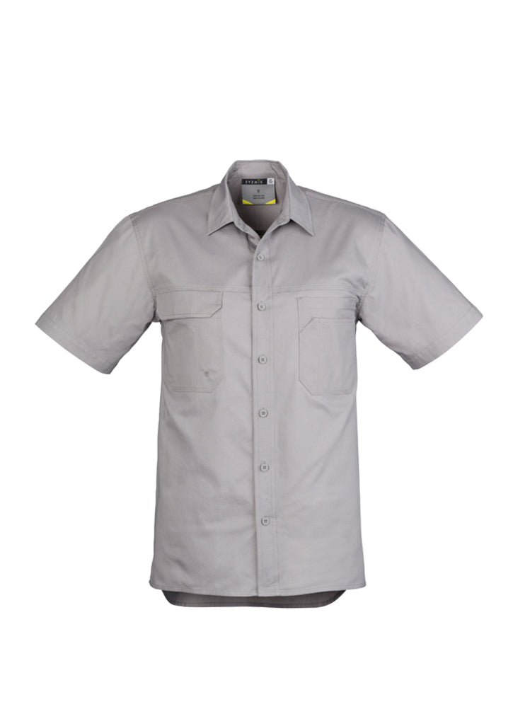 Syzmik Mens Light Weight Tradie S/S Shirt Zw120 - Star Uniforms Australia