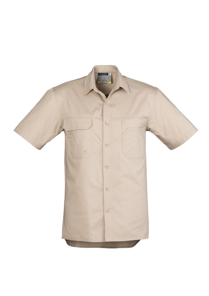 Syzmik Mens Light Weight Tradie S/S Shirt Zw120 - Star Uniforms Australia
