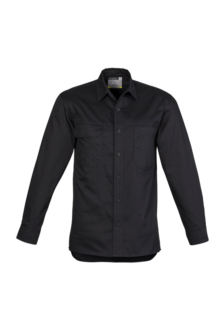 Syzmik Mens Lightweight Tradie L/S Shirt Zw121 - Star Uniforms Australia