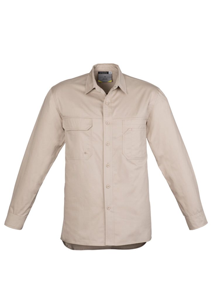 Syzmik Mens Lightweight Tradie L/S Shirt Zw121 - Star Uniforms Australia