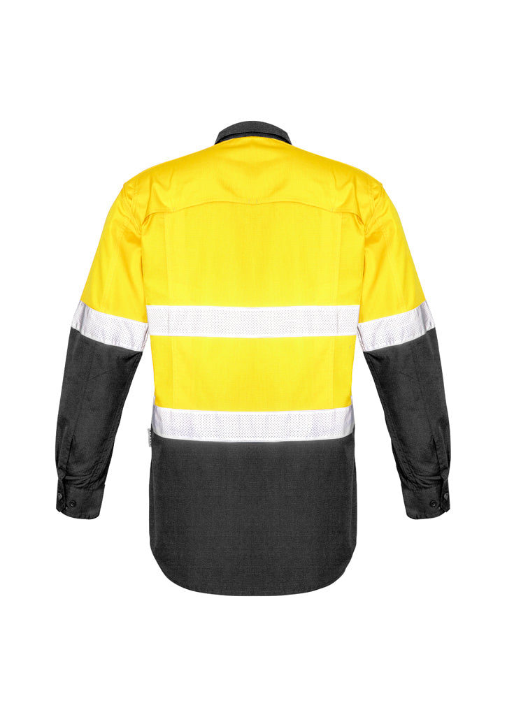 Syzmik Mens Rugged Cooling Taped Hi Vis Spliced Shirt Zw129 - Star Uniforms Australia