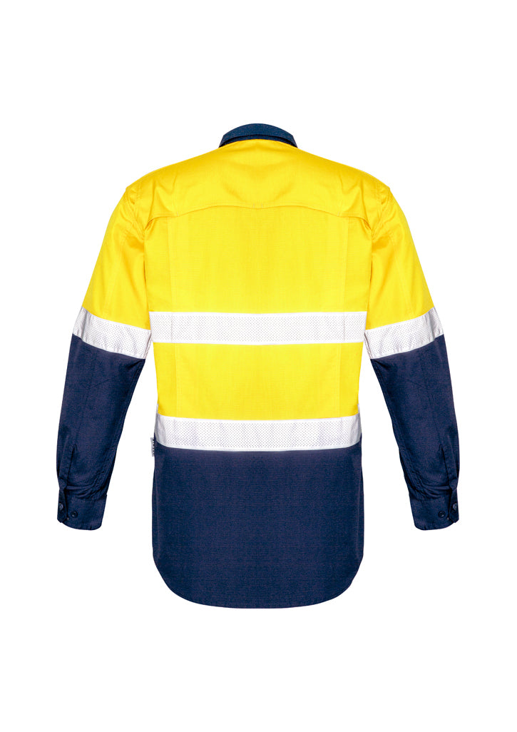 Syzmik Mens Rugged Cooling Taped Hi Vis Spliced Shirt Zw129 - Star Uniforms Australia