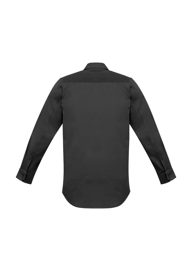 Syzmik Mens Streetworx L/S Stretch Shirt Zw350 - Star Uniforms Australia