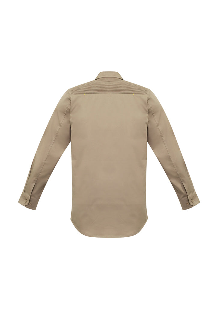 Syzmik Mens Streetworx L/S Stretch Shirt Zw350 - Star Uniforms Australia