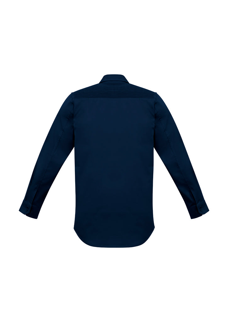 Syzmik Mens Streetworx L/S Stretch Shirt Zw350 - Star Uniforms Australia