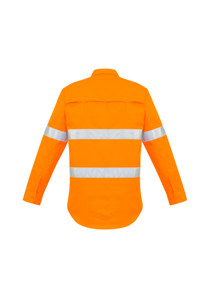 Syzmik Mens Hi Vis Hoop Taped Shirt Zw640 - Star Uniforms Australia
