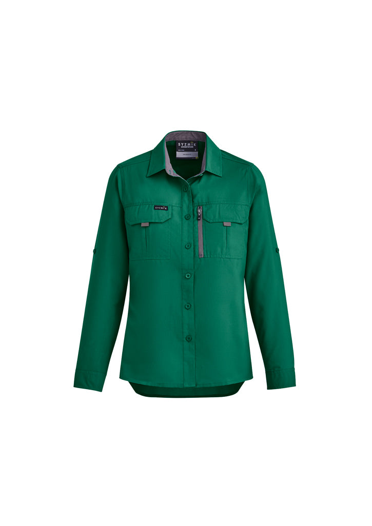 Syzmik Womens Outdoor L/S Shirt Zw760 - Star Uniforms Australia