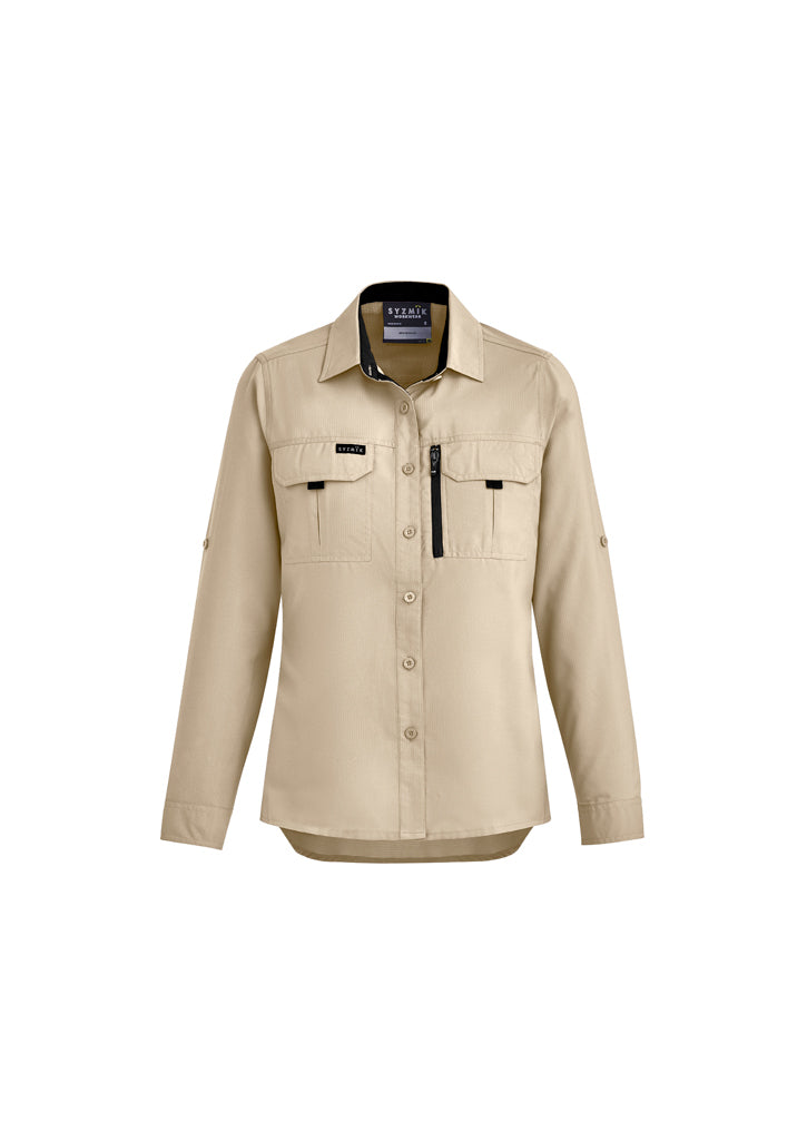 Syzmik Womens Outdoor L/S Shirt Zw760 - Star Uniforms Australia