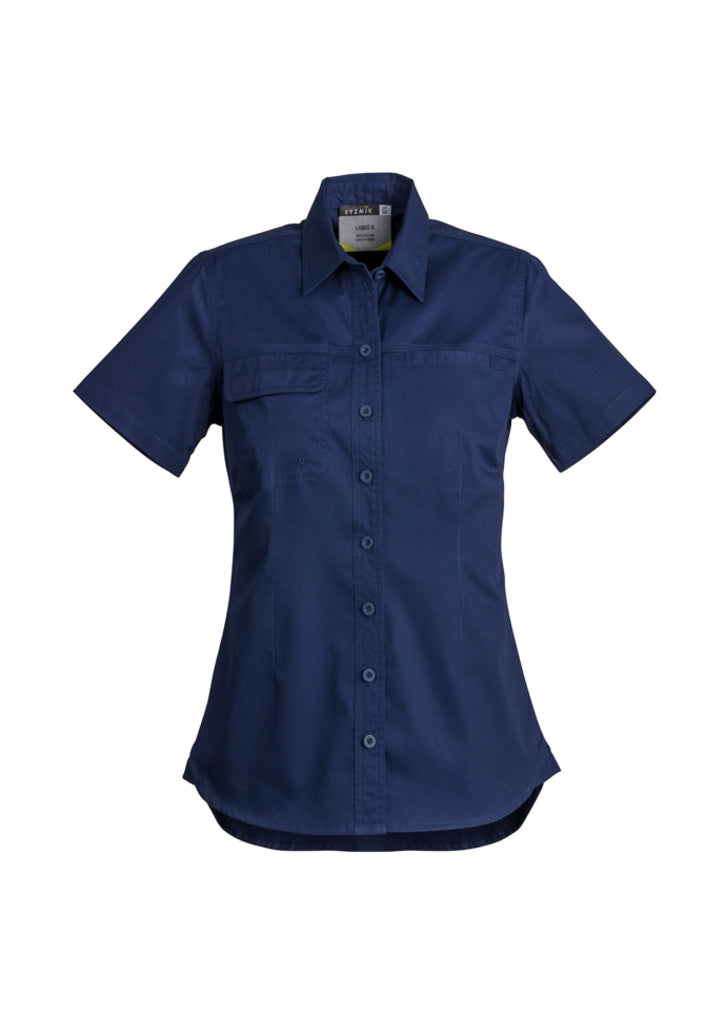 Syzmik Womens Lightweight Tradie S/S Shirt Zwl120 - Star Uniforms Australia