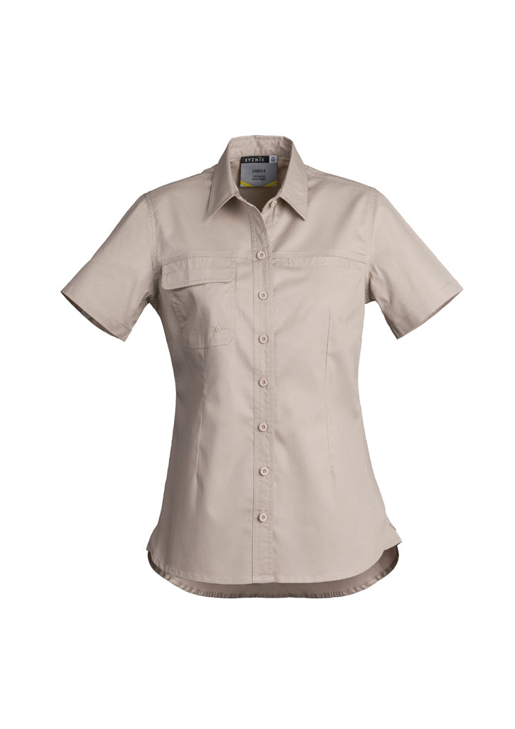 Syzmik Womens Lightweight Tradie S/S Shirt Zwl120 - Star Uniforms Australia