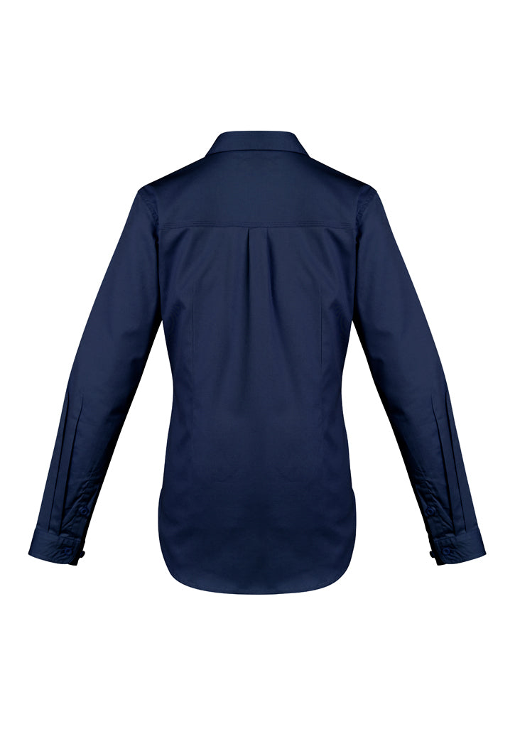 Syzmik Womens Lightweight Tradie L/S Shirt Zwl121 - Star Uniforms Australia