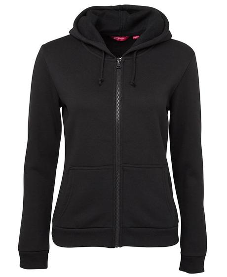Jb'S Ladies P/C Full Zip Hoodie (3Pzh1) - www.staruniforms.com.au