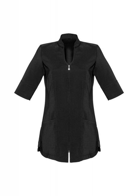 Biz Collection Bliss Zip Front Tunic (H632L) - www.staruniforms.com.au