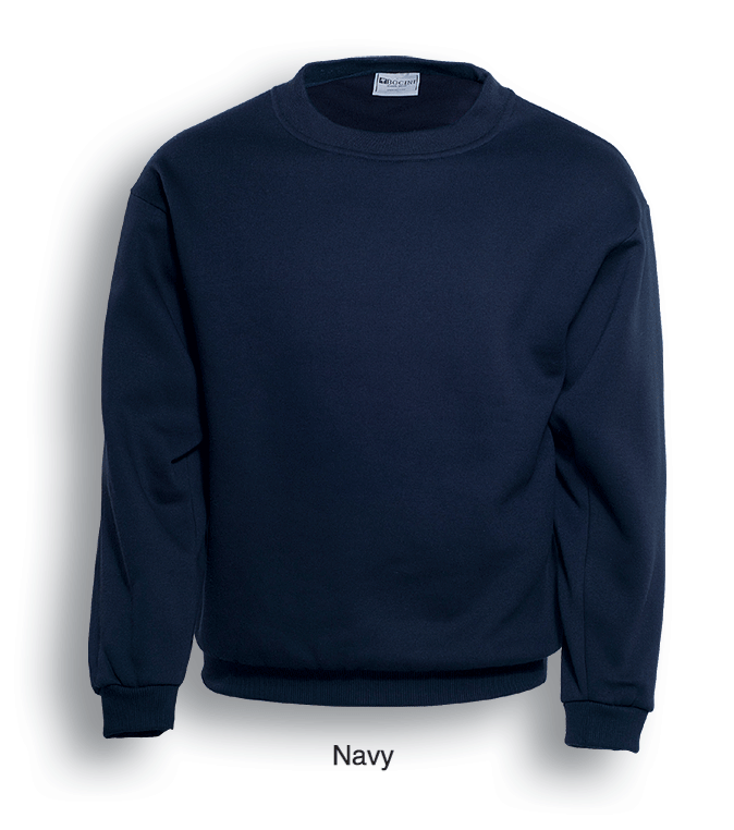 Bocini-Unisex Adults Crew Neck Fleece-CJ0350