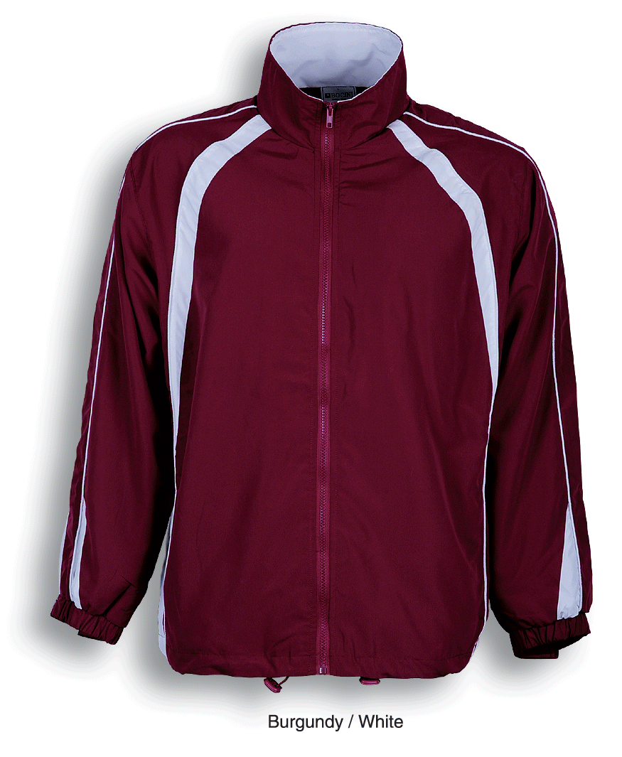Bocini-Unisex Adults Track Suit Jacket With Contrast Panels-CJ0533