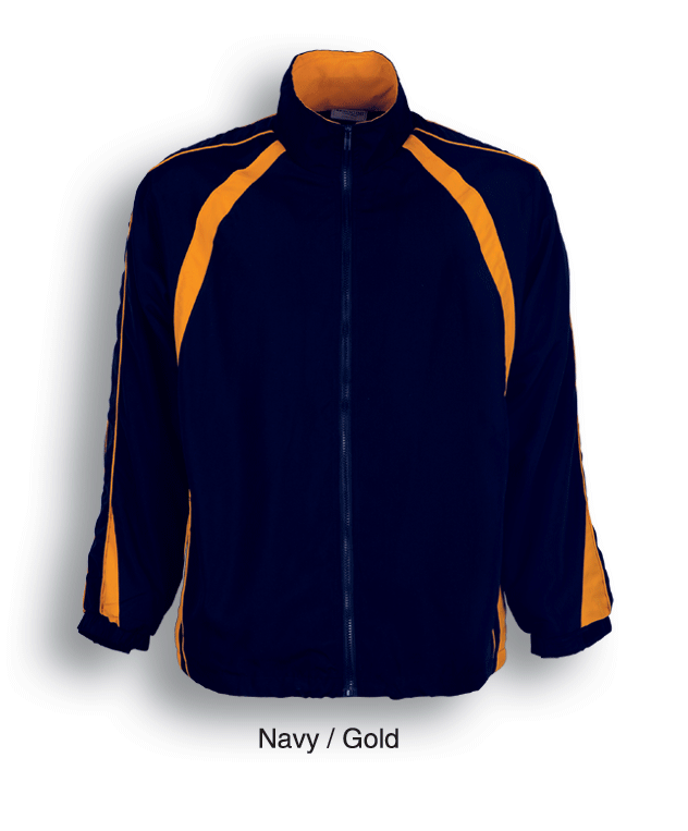 Bocini-Unisex Adults Track Suit Jacket With Contrast Panels-CJ0533