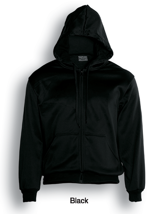Bocini-Unisex Adults Zip Through Fleece Hoodie-CJ1062-1st