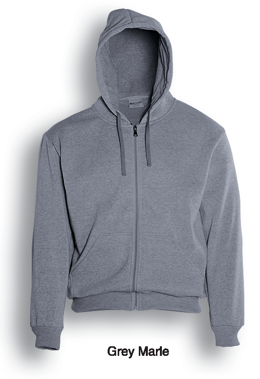 Bocini-Unisex Adults Zip Through Fleece Hoodie-CJ1062-1st
